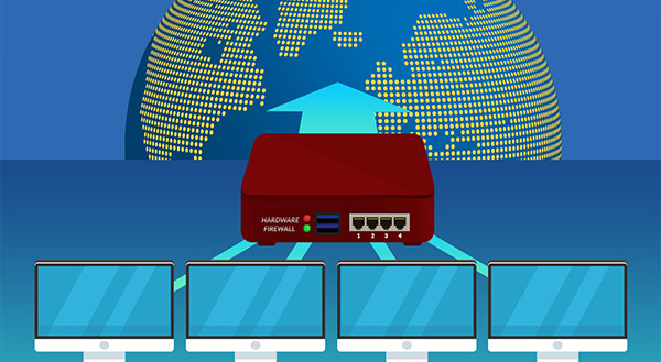 硬件防火墙设备示意图