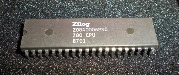 Zilog Z0840006PSC Z80 CPU芯片特写