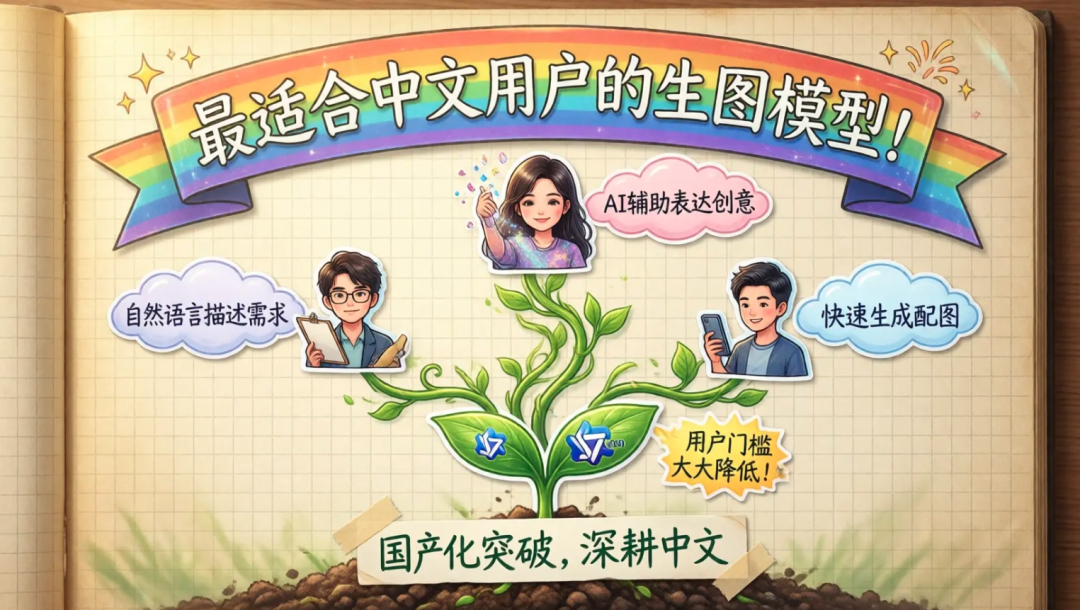 强调模型易用性与降低用户门槛的插画