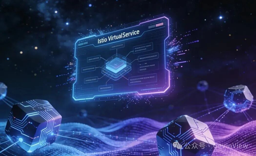 Istio VirtualService 架构示意图