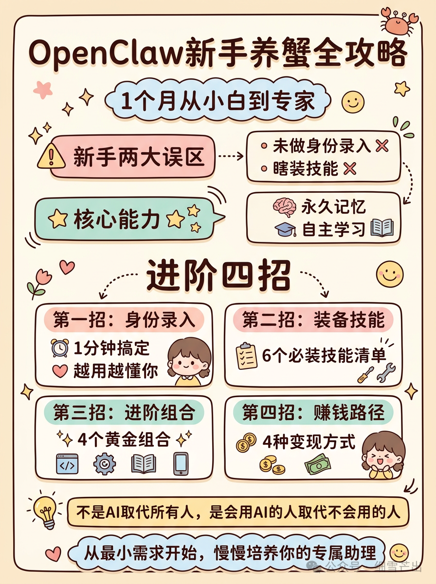 OpenClaw新手入门全景图