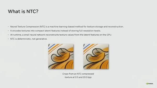 NVIDIA神经纹理压缩(NTC)技术原理说明
