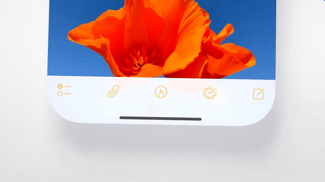 Liquid Glass 交互演示动图