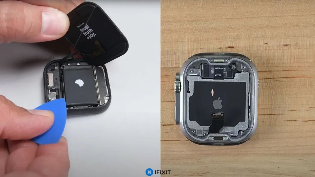 iFixit 拆解 Ai Pin 电池