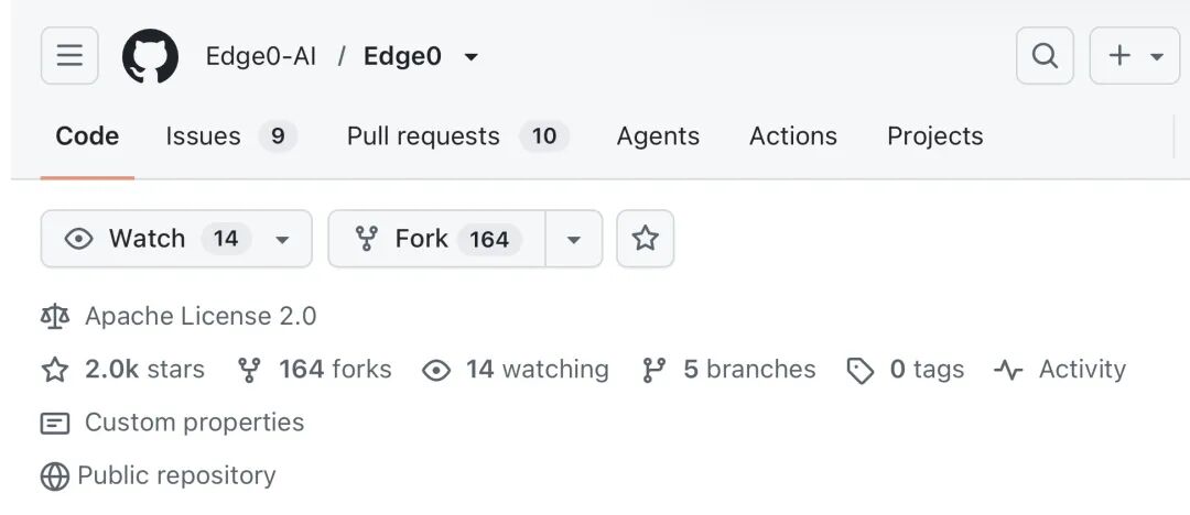 Edge0 GitHub仓库页面截图