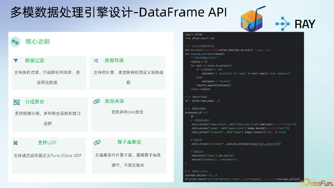 多模数据处理引擎设计-DataFrame API