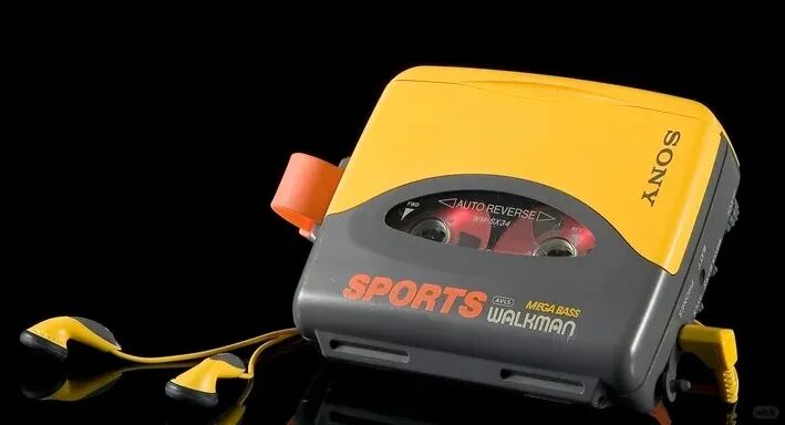 索尼复古磁带随身听