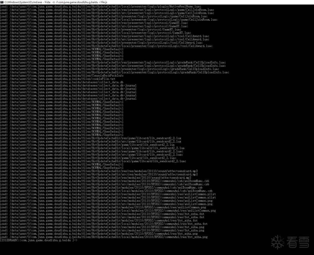 Frida监控文件加载输出日志