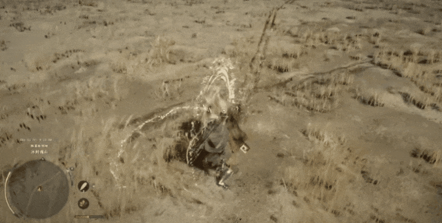 游戏角色在爆炸中被抛飞的战斗场景