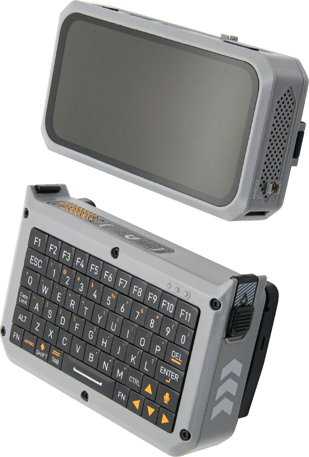 T-Display CM0 屏幕与 QWERTY 键盘细节