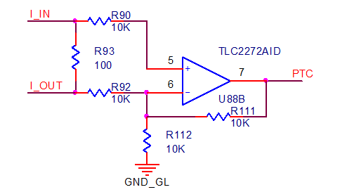 简化版的热电阻测量电路