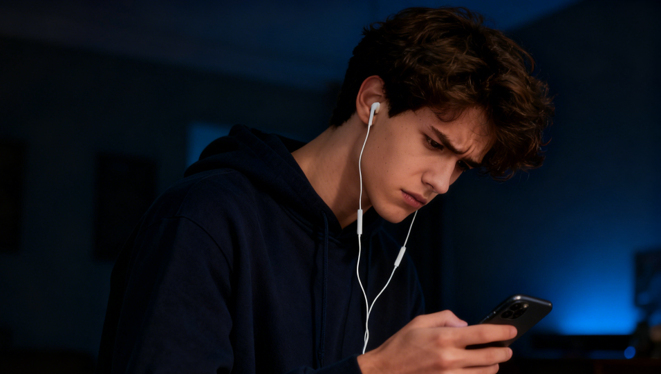 用户使用手机听歌场景