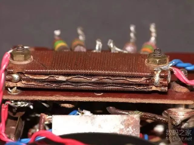 线绕电阻与杜邦纸隔离层