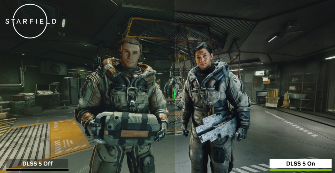 《Starfield》角色DLSS 5开关对比图