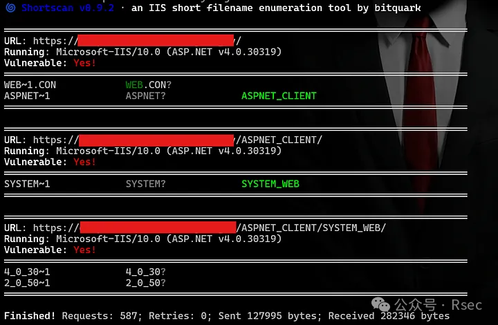 短名称扫描结果