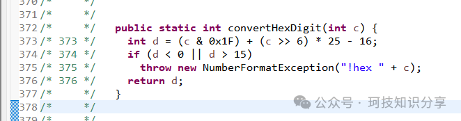 convertHexDigit方法