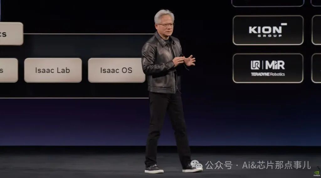 黄仁勋GTC演讲中展示Isaac Lab与Isaac OS机器人平台