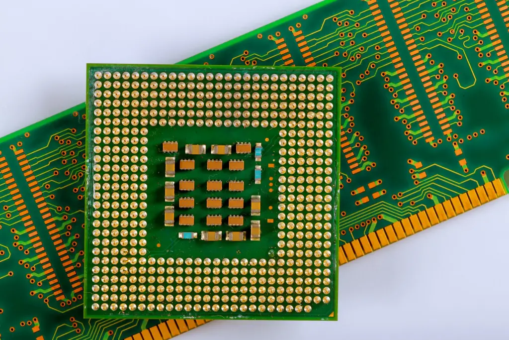 集成电路芯片特写