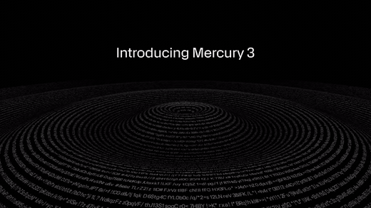 Mercury 3 扩散 LLM 模型发布