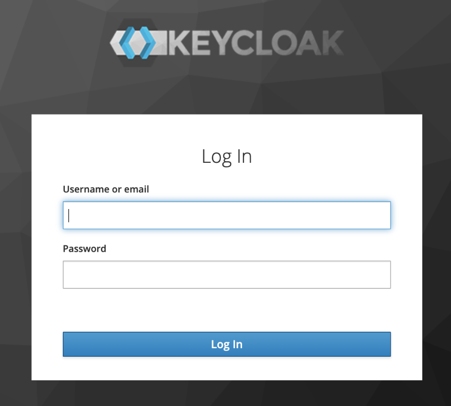 Keycloak管理员登录界面
