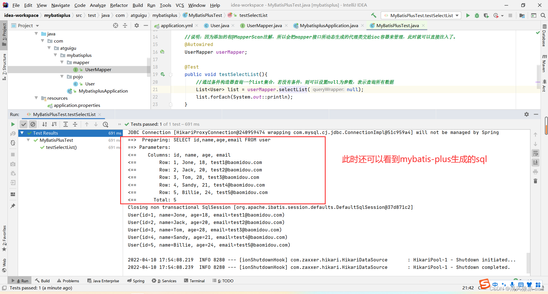 Spring Boot项目整合MyBatis-Plus:从配置到代码生成的全流程指南 - 图片 - 15