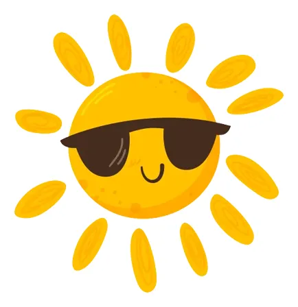 墨镜太阳表情包