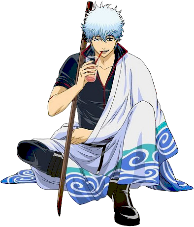 动漫角色坂田银时插图