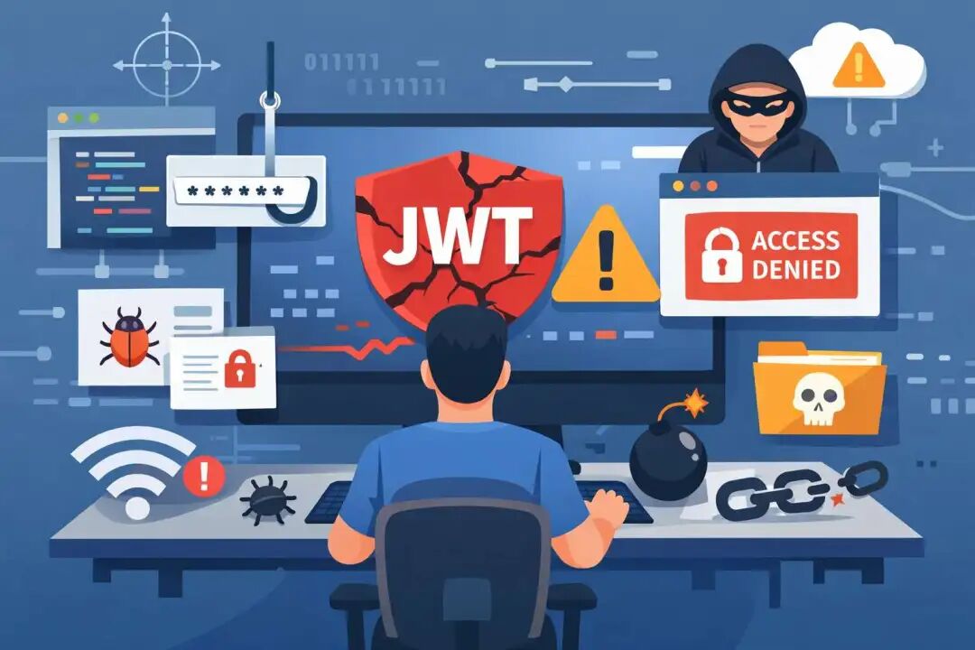 JWT安全威胁示意图