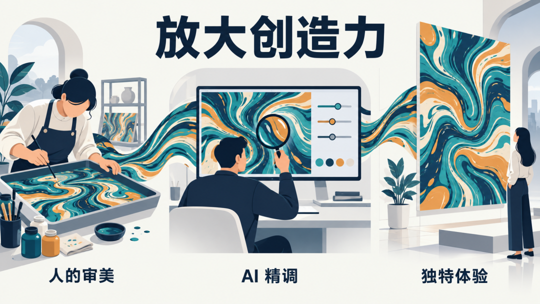 AI 放大人与审美的创造力