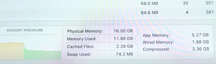 macOS 内存压力监控