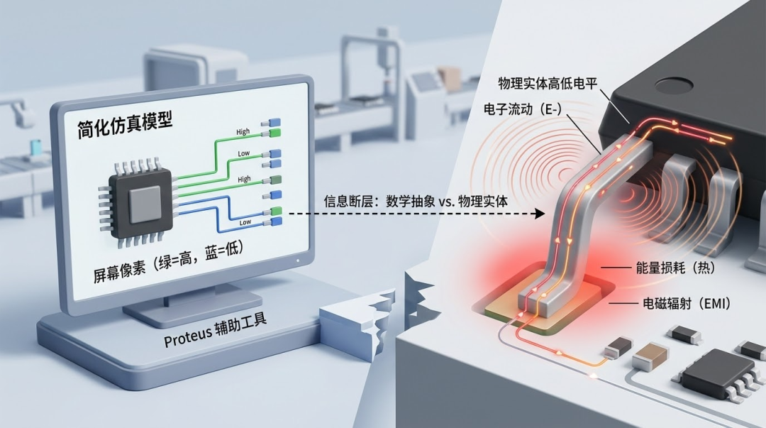 简化仿真模型与物理实体信息断层