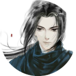 一位冷峻的古风侠客头像