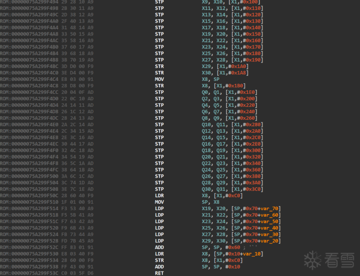 shellcode后半部分：恢复寄存器并返回