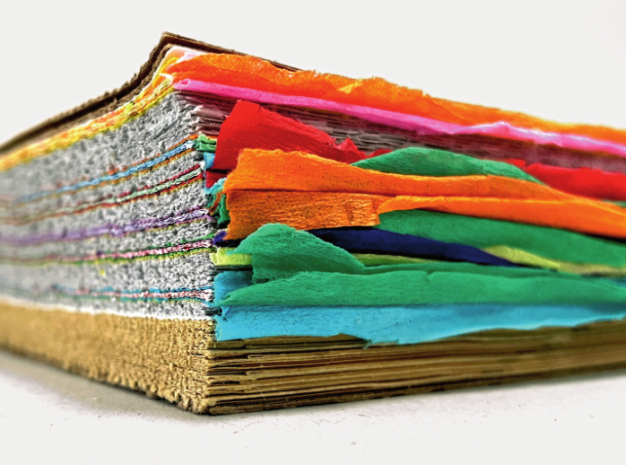 手工质感的多彩艺术书籍