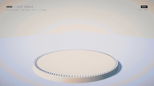 Kimi K3.1 Pro生成鹈鹕骑行3D动画