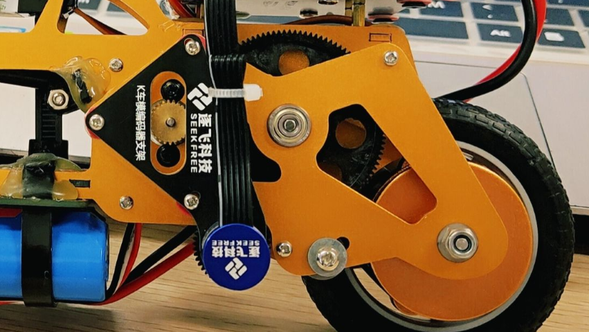 皮带传动装置特写