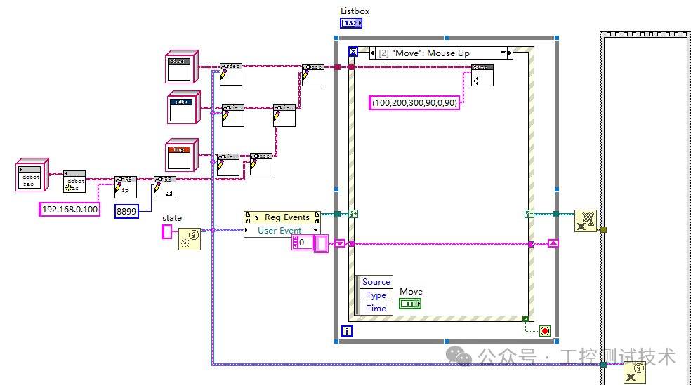 主程序调用装饰模式的程序框图逻辑