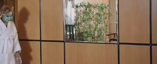 镜中行走迷惑动图