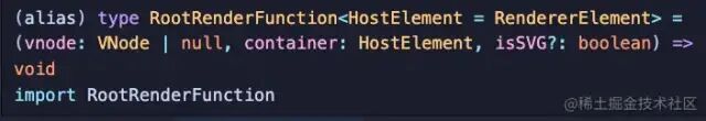 Vue3 的 RootRenderFunction 类型