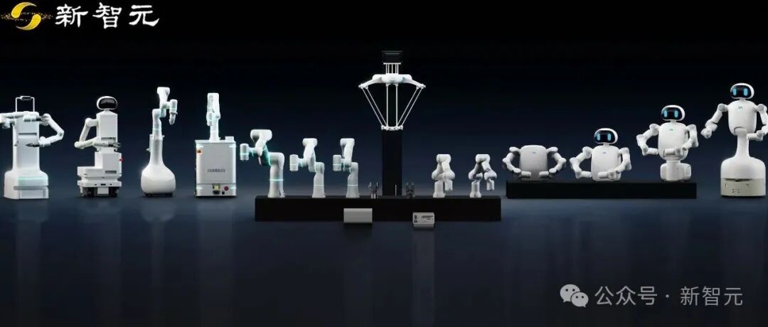 多款白色自适应机器人产品展示