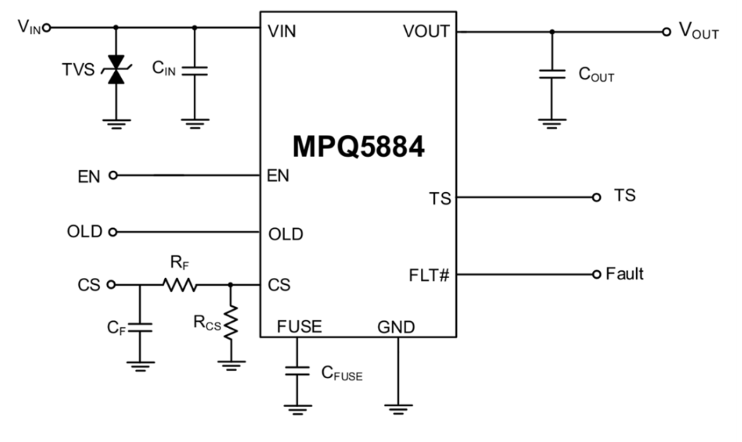 MPQ5884典型应用电路图