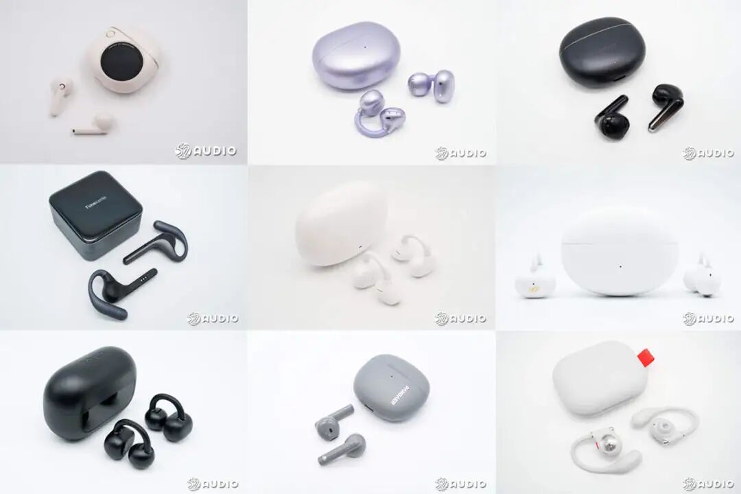 多品牌TWS耳机展示