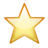 金色五角星图标
