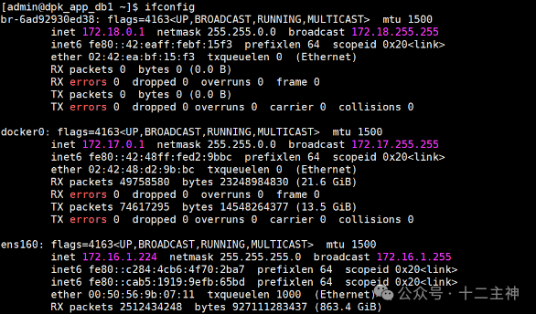 包含Docker网桥的网络配置