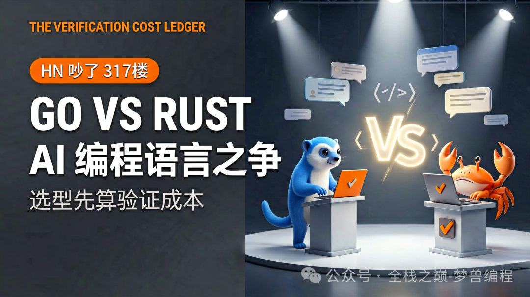Go vs Rust AI编程语言之争:HN 317条评论里的验证成本议题
