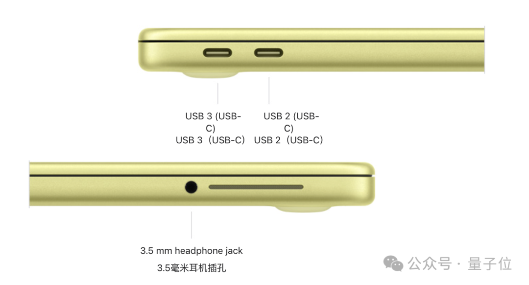 MacBook Neo侧面接口布局说明