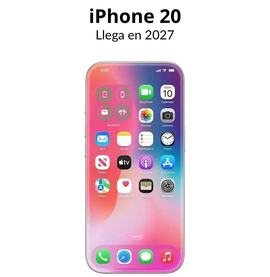 iPhone 20正面概念渲染图