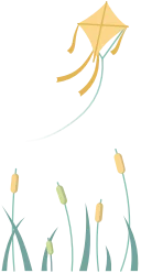 像素风格风筝插画