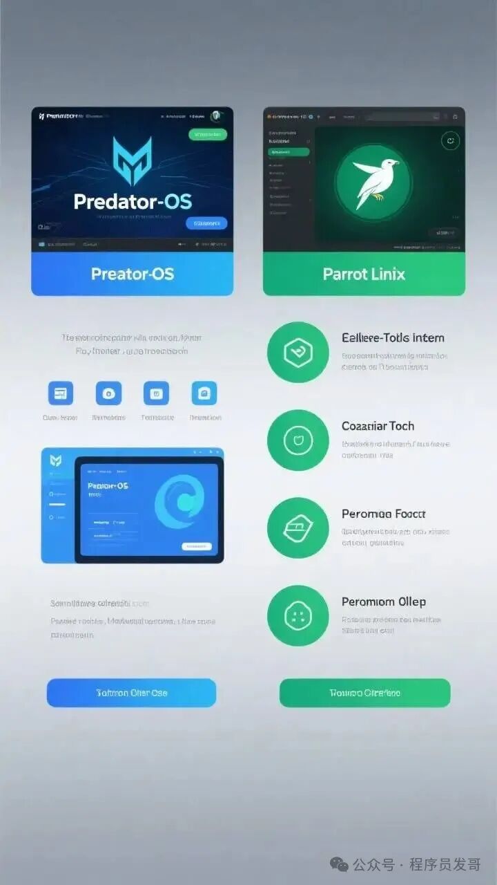 Predator-OS与Parrot Linux特性对比