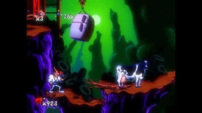 Earthworm Jim游戏4:3比例画面